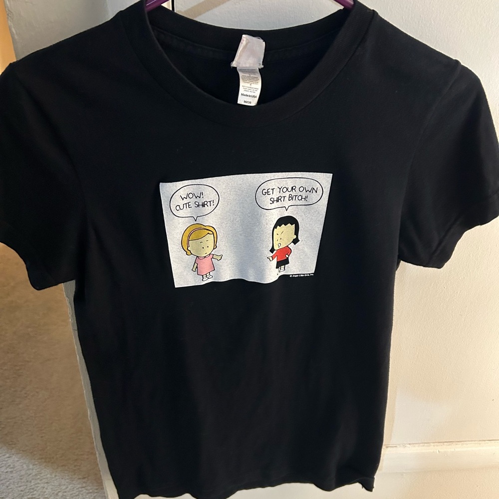 Black Short Sleeve Graphic Tee